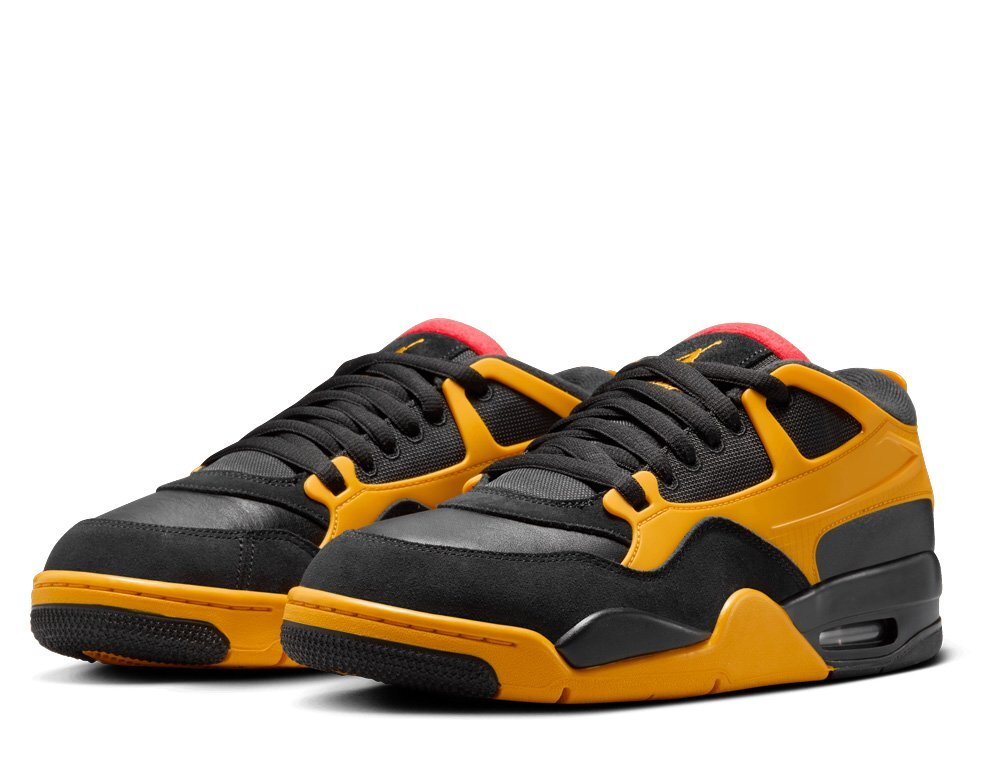 Баскетбольные кроссовки Air Jordan 4 RM Black/Orange Shoes