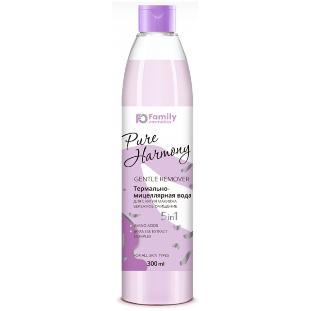 Мицелярная вода Family Cosmetics Бережное очищение Pure Harmony 5в1 300 мл