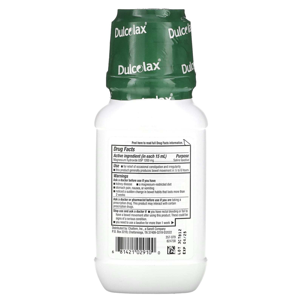 Dulcolax, жидкое слабительное, вишня, 354 мл (12 жидк. унций)