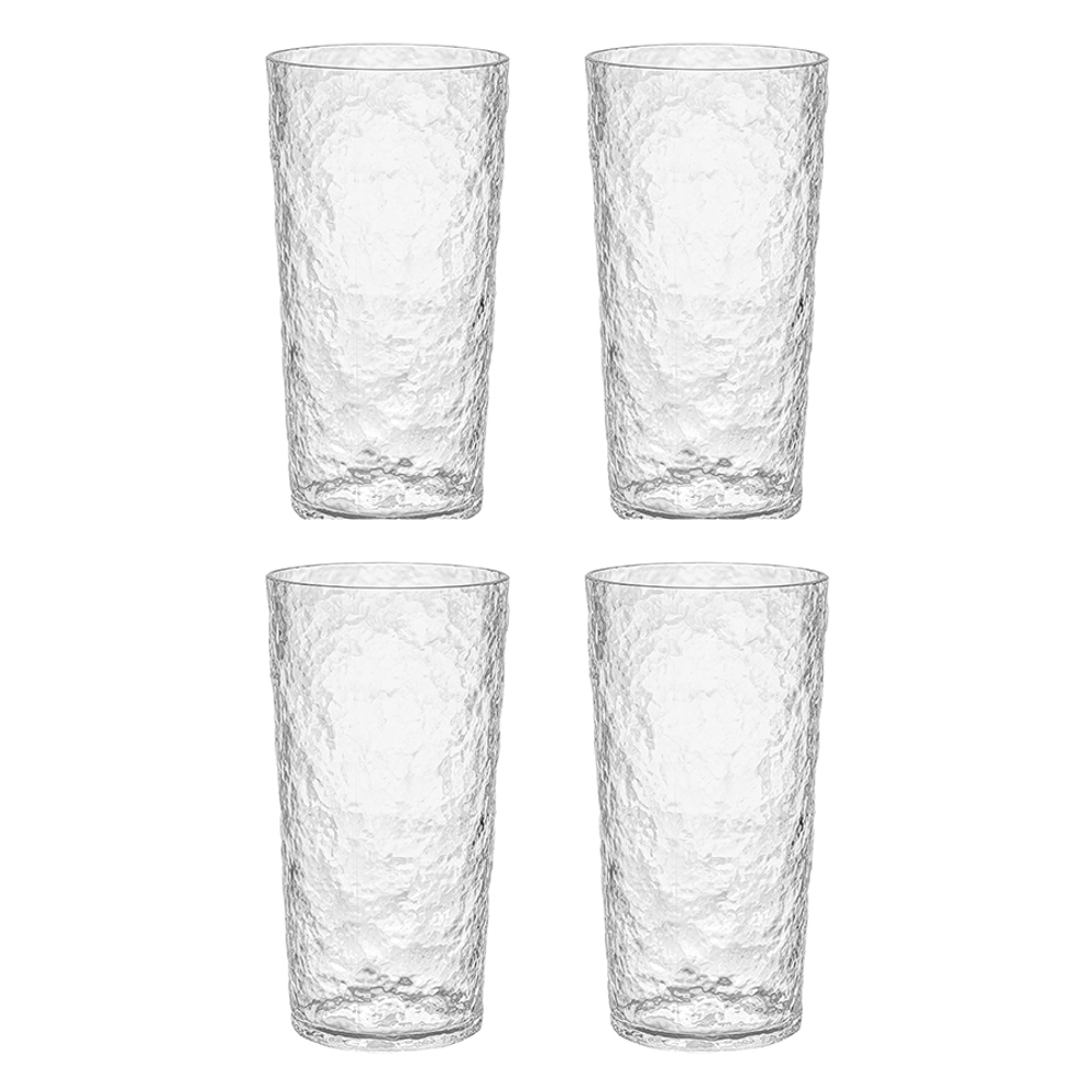 Набор стаканов из акрила arctic, 540 мл, прозрачный, 4 шт.