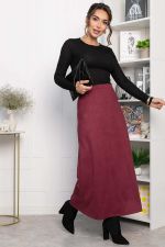 Юбка макси Алана (бордовая) Ю14254-6М LT Collection