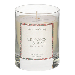 Свеча ароматическая gifting, Корица и яблоко (новая), 40 ч