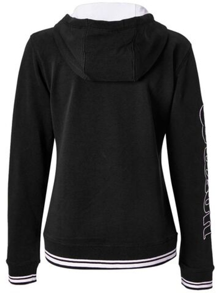 Женская теннисная куртка Wilson Team II FZ Hoody W - black