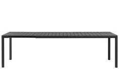 Стол раздвижной Tevere, 210-275х100 см, антрацит