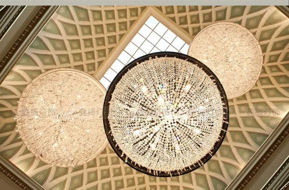 Pendant design lamp Ozero by Manooi D60 (Chrome)