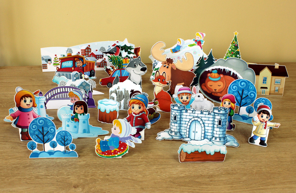 Макет "Зима"