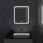 Зеркало MIXLINE "Стив-3" 600*700 (ШВ) сенсорный выключатель, часы + подогрев