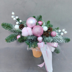 Новогодняя композиция в кофейном стаканчике