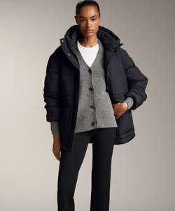 Oysho Мягкий трикотажный кардиган на пуговицах, серый меланж