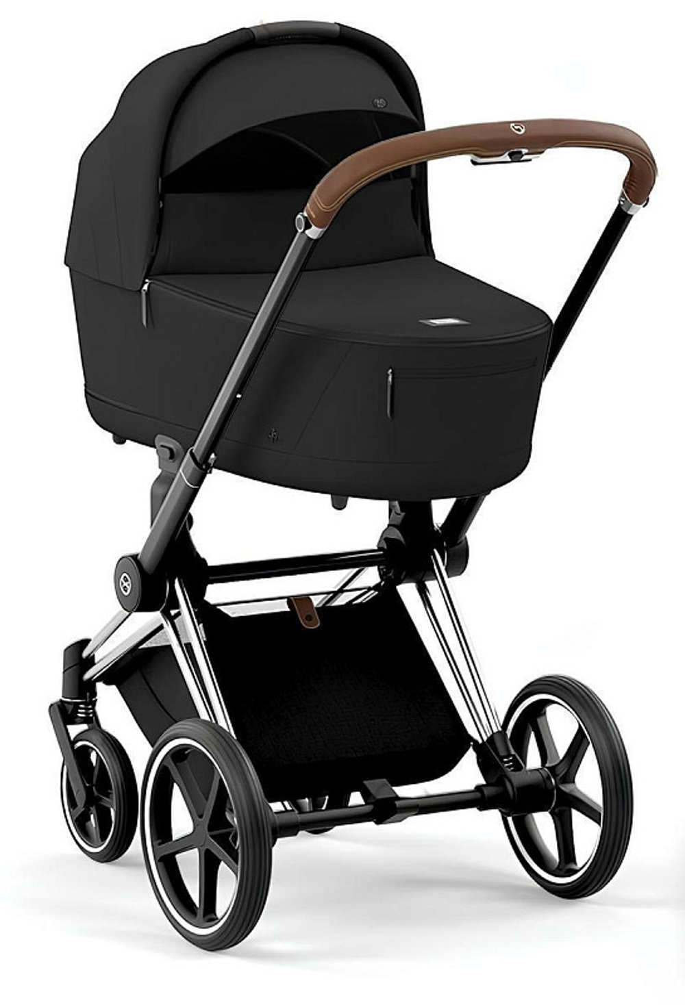 Коляска для новорожденных Cybex Priam IV Chrome Brown Sepia Black