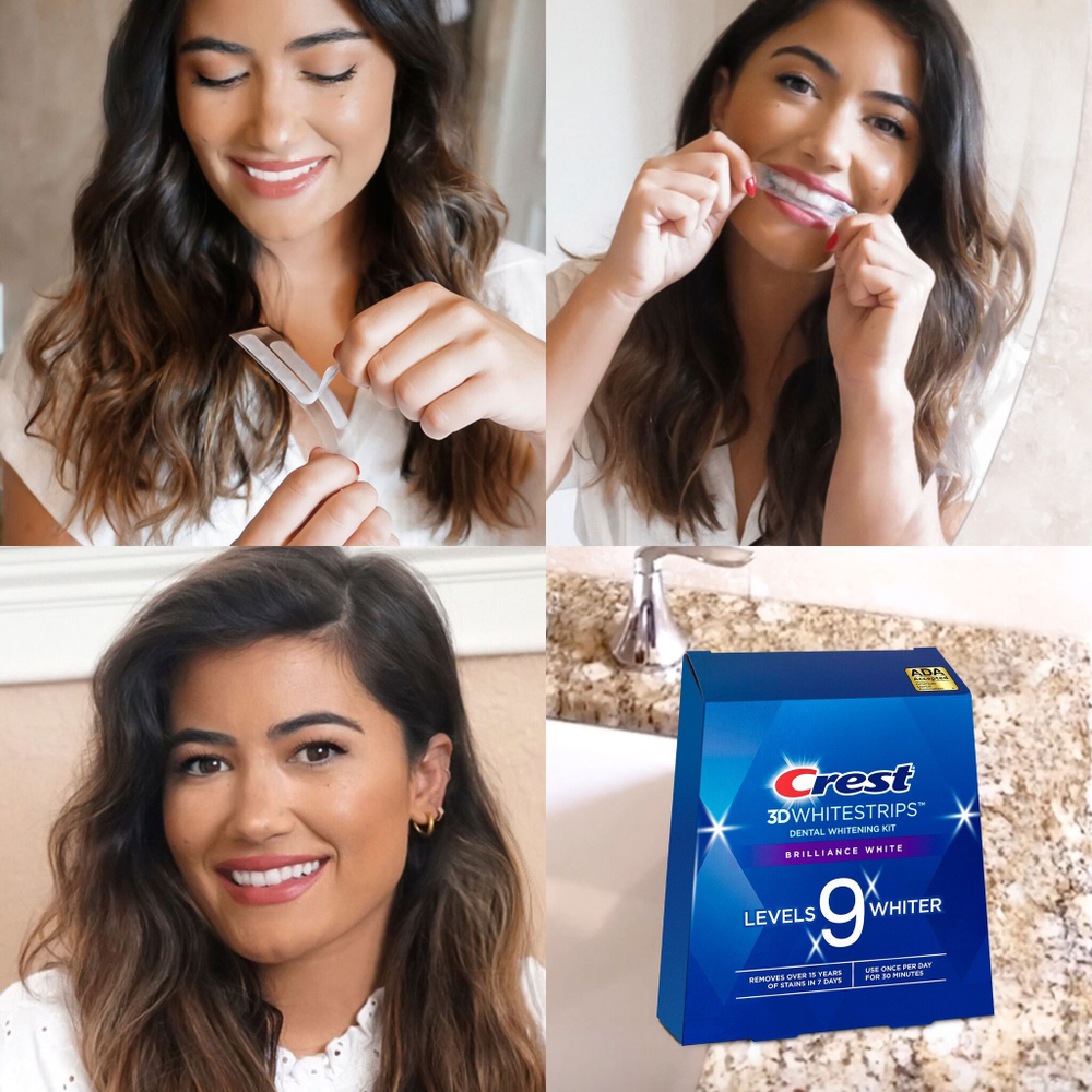 Отбеливающие полоски для зубов Crest 3D Whitestrips Brilliance White