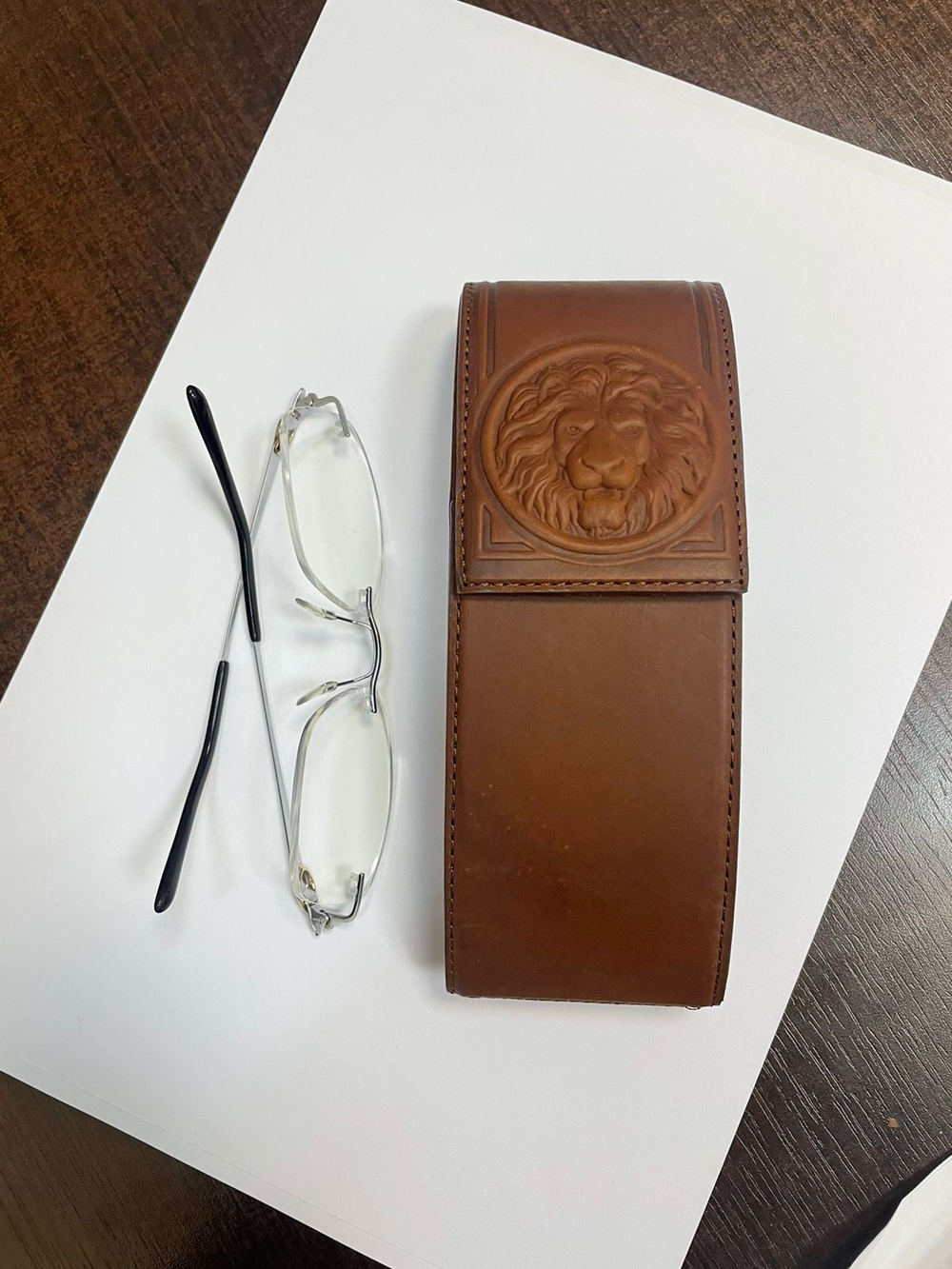 Футляр для очков «Royal». Цвет орех