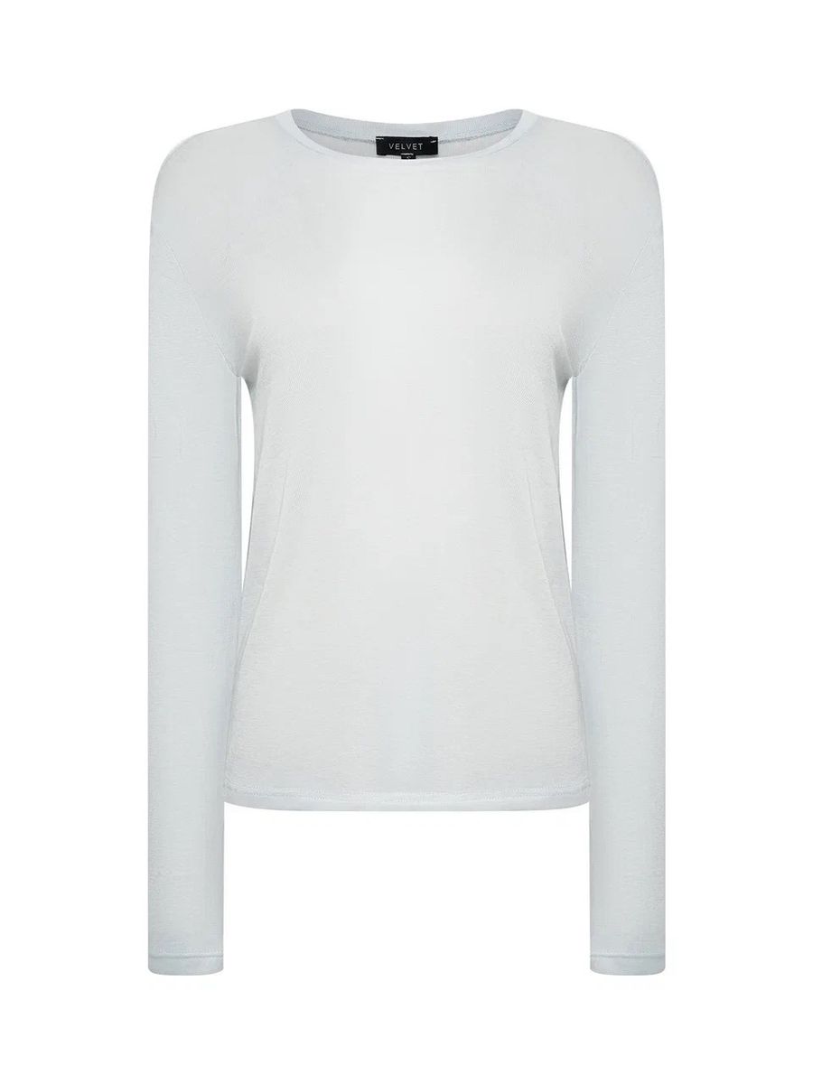 Лонгслив голубой