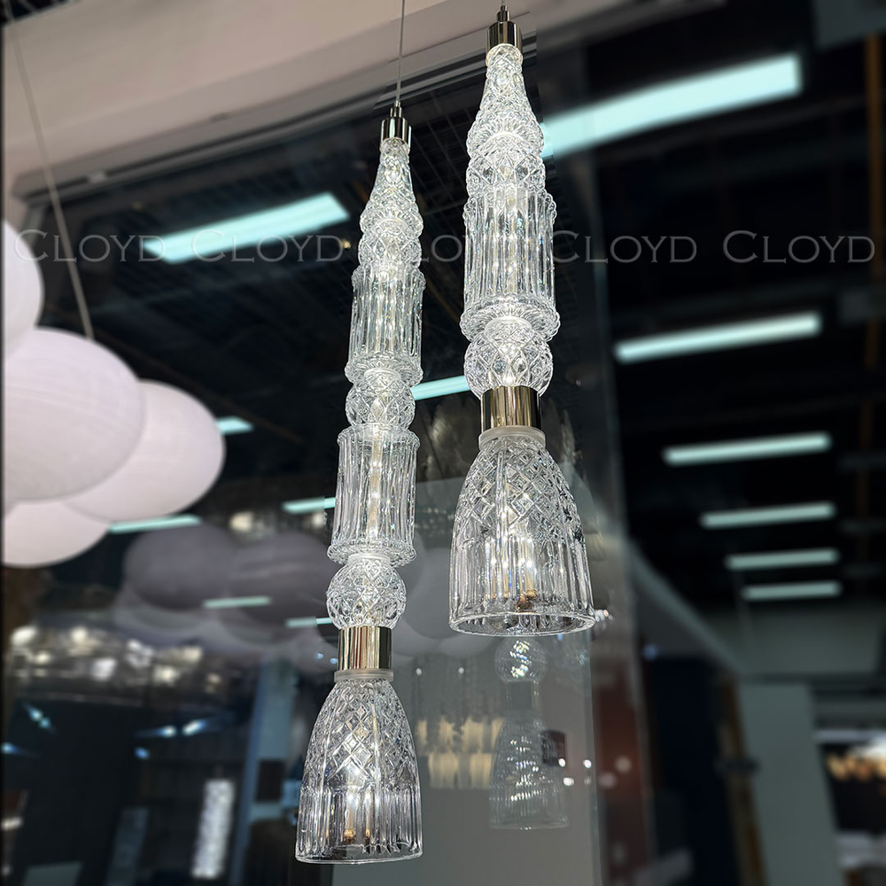 Подвесной светильник Cloyd LACONIA P1 / выс. 75 см - золото (арт.11633)