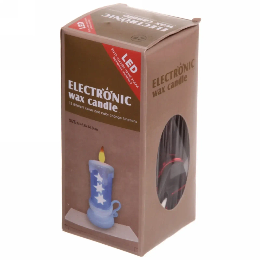 Сувенир с подсветкой «Свеча» 14,5*6,5 см