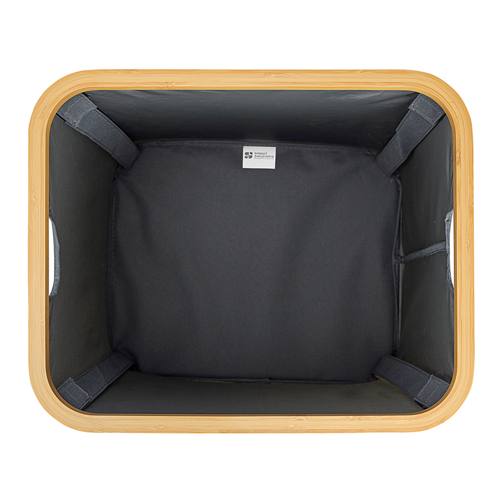 Корзина для белья neat mid, 40x33x43 см, серая