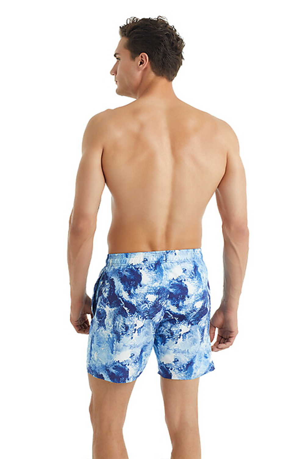 Мужские пляжные шорты голубой