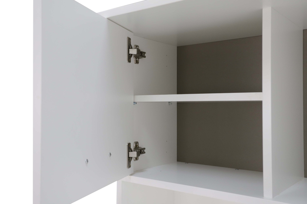 Стол компьютерный Ивару МАКСИМ-1, Белый Шёлк