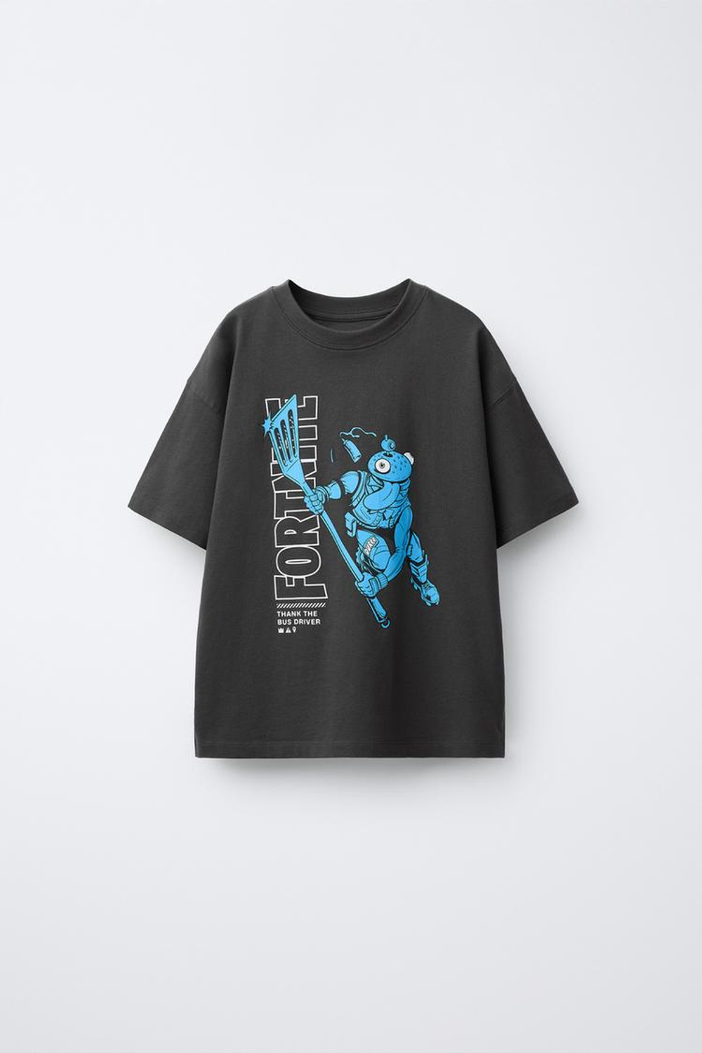 ZARA ФУТБОЛКА FORTNITE © EPIC GAMES, ТЕМНЫЙ АНТРАЦИТ