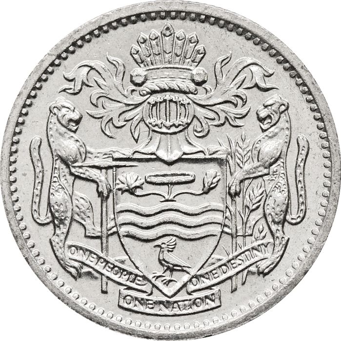 10 центов 1991 Гайана AU-UNC