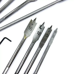 Сверла по дереву, набор перьевых сверл, перо по дереву, 8 шт, 6-32 мм