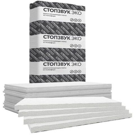 Плита звукоизоляционная Techno Sonus (Техно Сонус) СтопЗвук БП Эко Слим 1200х600х20 мм 15 шт. (10,8 м2)