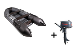 Таймень NX 2900 НДНД графит-черный + KAMISU T 5 BMS (комплект лодка + мотор)