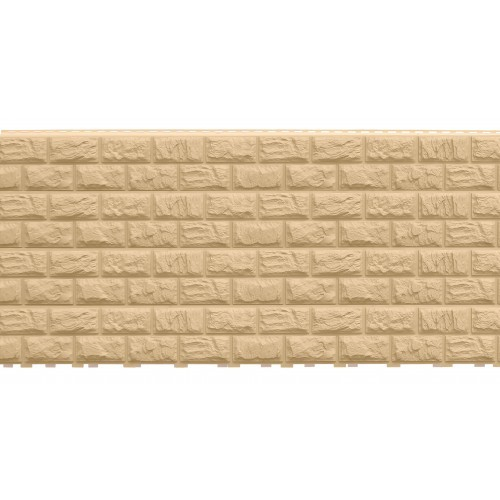 Фасадные панели (Цокольный Сайдинг) Доломит Альпийский 2-х метровый (Дикий Камень) Шампань