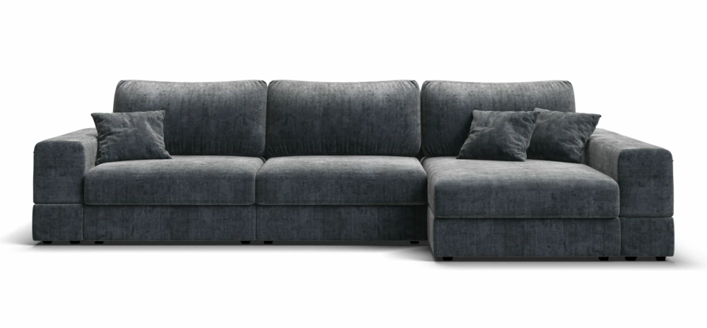 Босс Модуль оттоманка правая Шенилл Глосс карбон