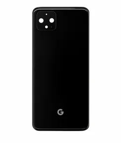 Задняя крышка для Google Pixel 4 XL со стеклом камеры черная (Just Black)