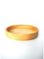 Тарелка деревянная из массива кедра