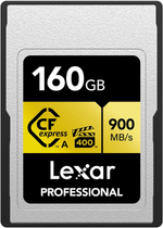 Карта памяти Lexar Professional CFexpress Type A 64GB 160 ГБ R/W 900/800 МБ/с