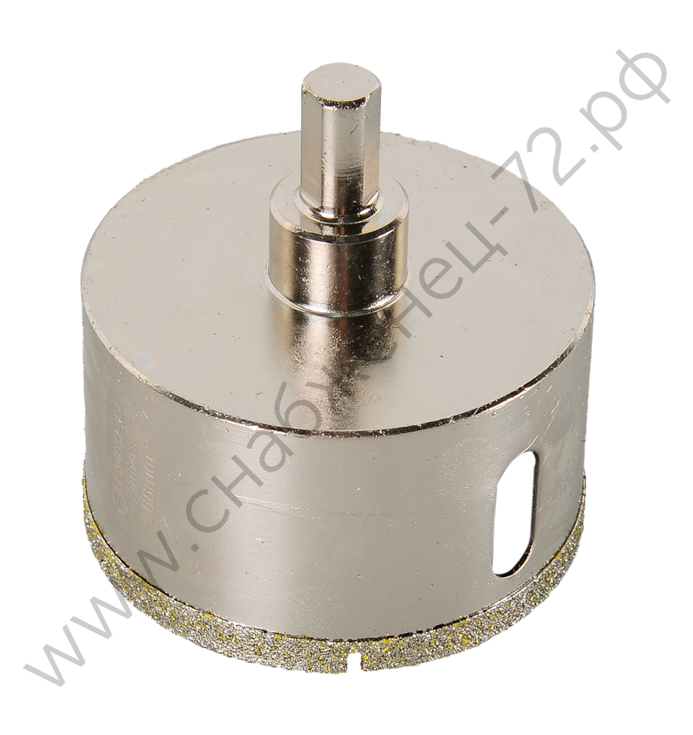 Коронка алмазная Вихрь по керамограниту/керамике, 68 мм