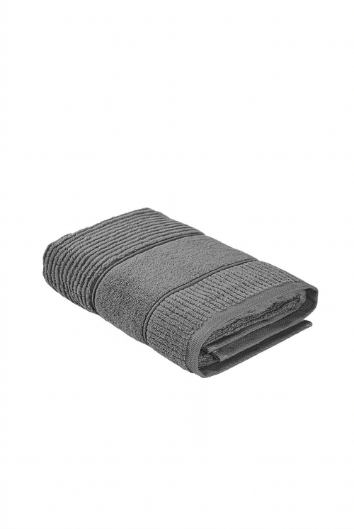 Полотенце из органического хлопка 50х90 Eliza серый
