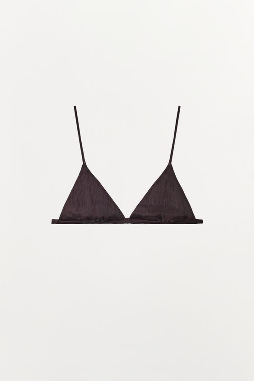 ZARA БЮСТГАЛЬТЕР ТРЕУГОЛЬНЫЙ, ШОКОЛАДНЫЙ