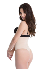 Высокие корректирующие трусики-стринги (Размер: XL) (Цвет: телесный)