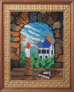 Тема: Религия¶Техника: Вышивание бисером. Полная зашивка. Использование новой техники увеличения объ