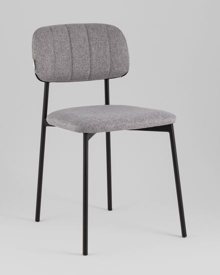 Стул Майло рогожка серый