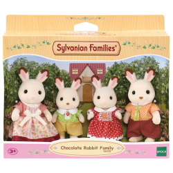 Epoch 5655 — Sylvanian Families «Семья кроликов с шоколадными ушками» 5655 — фото 1