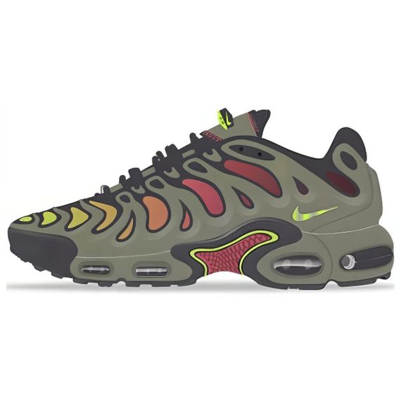 Nike Air Max Plus Повседневная обувь Низкий Топ Зеленый Мужская