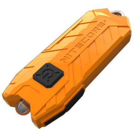 Фонарь-брелок светодиодный Nitecore TUBE V2.0, 55 Люмен, 25 м, Micro-USB, оранжевый