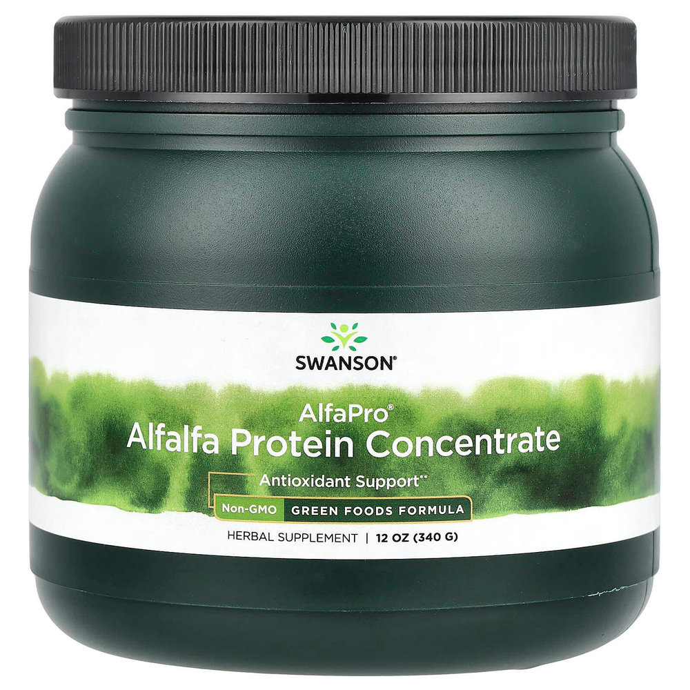Swanson, AlfaPro®, концентрат белка из люцерны, 340 г (12 унций)