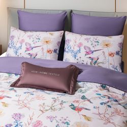 Комплект постельного белья Сатин Премиум «Весенняя симфония»