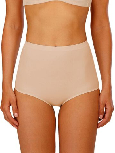 Набор из 2 трусов-макси из гладкого микроволокна (Размер: L) (Цвет: кремовый)