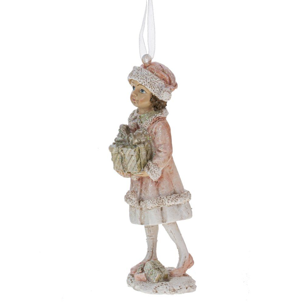 GAEM Фигурка декоративная подвесная "Девочка", L5 W5 H11,5 см, 6в.