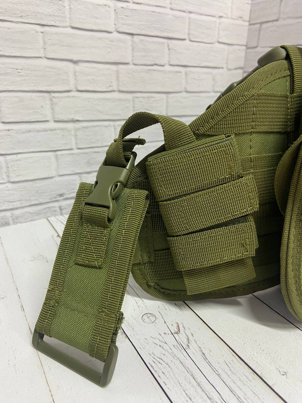 Тактическая набедренная кобура / олива