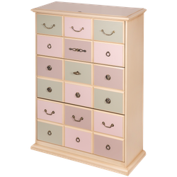 Комод "Пандора"- 4 с 4 ящиками Айвори Акварель