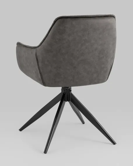 Стул Alba серый спинка экокожа