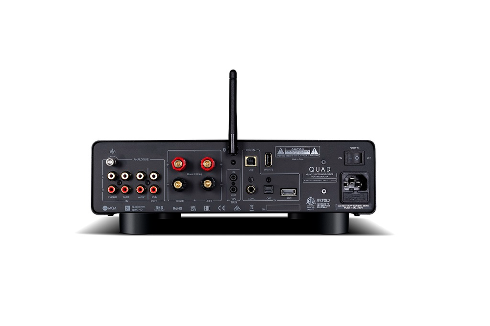 Интегральный усилитель со встроенным ЦАП QUAD 3 серый