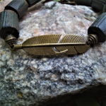 Браслет ПЕРО УДАЧИ бронза